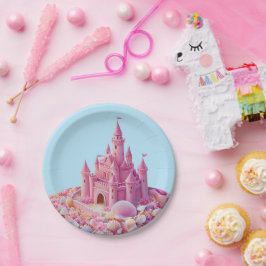 Whimsical Shoreline Castle Pappteller