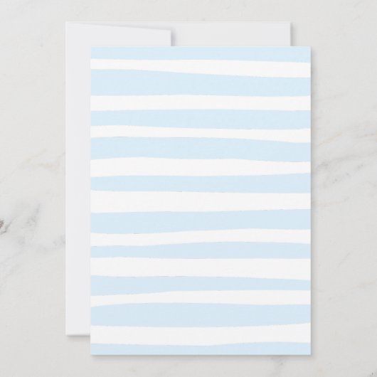 Whimsical Shoreline Wedding Einladung (Rückseite)