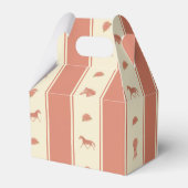 Whimsical Show Pony Horse Pattern Geschenkschachtel (Rückseite)