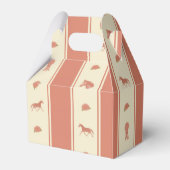 Whimsical Show Pony Horse Pattern Geschenkschachtel (Vorderseite)