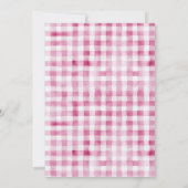 Whimsical Sie ist frisch vom Brautparty des Markte Einladung (Rückseite)