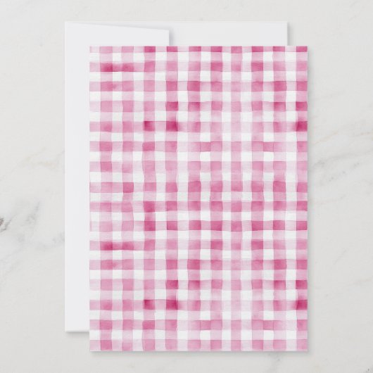 Whimsical Sie ist frisch vom Brautparty des Markte Einladung (Rückseite)