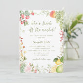 Whimsical Sie ist vom Brautparty des Marktes abges Einladung (Stehend Vorderseite)