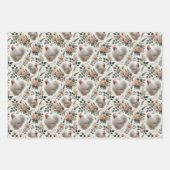 Whimsical Silkie Chicken Set 3 flach Geschenkpapier Set (Vorderseite 3)