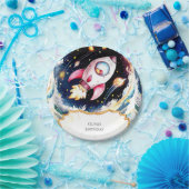 Whimsical Simple Rocket Geburtstag Pappteller (Party)