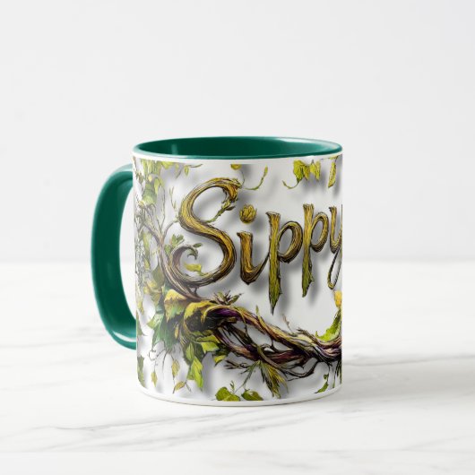 Whimsical Sippy Nature Tasse (Vorderseite Links)