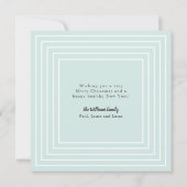 Whimsical skandinavische Gnomes Frohe Weihnachtska (Rückseite)