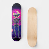 Whimsical Skeleton Clown Skateboard (Vorderseite)