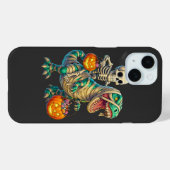 Whimsical Skeleton Riding Mummy T-Rex Halloween Case-Mate iPhone Hülle (Rückseite (Horizontal))