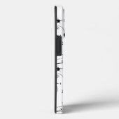 Whimsical Skinny Black Cat Muster Case-Mate iPhone Hülle (Rückseite / Rechts)