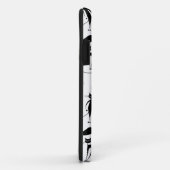 Whimsical Skinny Black Cat Muster Case-Mate iPhone Hülle (Hinten/Rechts)