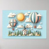 Whimsical Sky Journey Poster (Vorne)