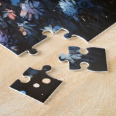Whimsical Sky Lantern Lake Girl Puzzle (Seite)