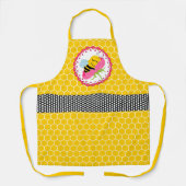 Whimsical Sleeping Honey Bee Schürze (Vorderseite)