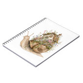 Whimsical Snail-Haus Cottagecore Notizblock (Linke Seite)