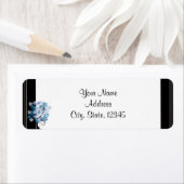Whimsical Snowflake Tree Posh Wedding Label (Insitu)