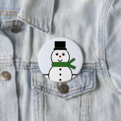 Whimsical Snowman Christmas Button (Beispiel)