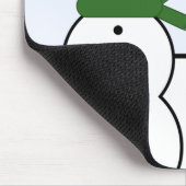 Whimsical Snowman Christmas Mousepad (Ecke)