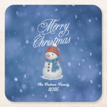 Whimsical Snowman Frohe Weihnachten