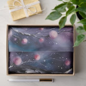 Whimsical Snowman | Pastel Winter Christmas Seidenpapier (Geschenk)