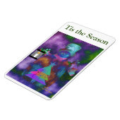 "Whimsical Snowman" Personalize 4 x 6 Magnet (Linke Seite)