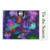 "Whimsical Snowman" Personalize 4 x 6 Magnet (Horizontal)