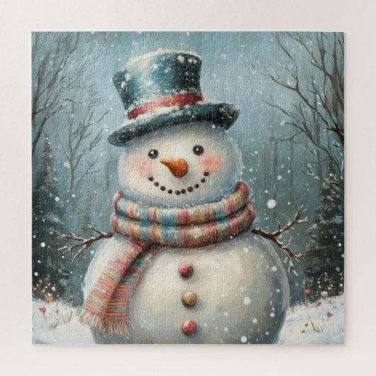 Whimsical Snowman Puzzle (Vertikal)