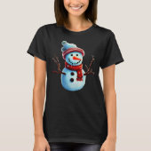 Whimsical Snowman T-Shirt (Vorderseite)