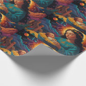 Whimsical Snowman Weihnachtswerk Geschenkpapier (Ecke)