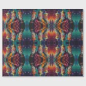 Whimsical Snowman Weihnachtswerk Geschenkpapier (Flach)