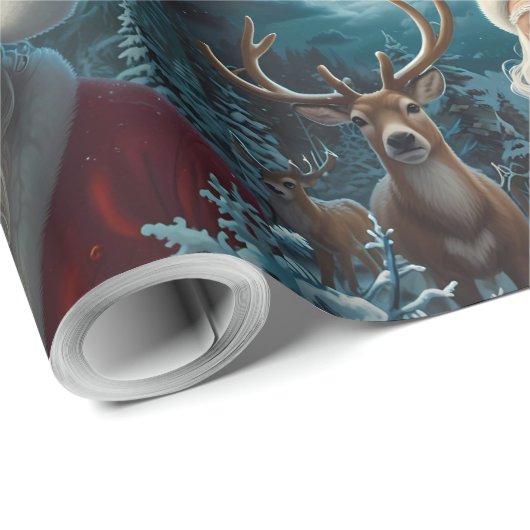 Whimsical Snowman Weihnachtswerk Geschenkpapier (Rolleneckpunkt)