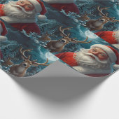 Whimsical Snowman Weihnachtswerk Geschenkpapier (Ecke)