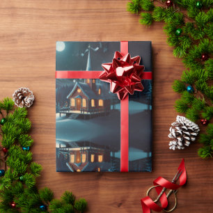 Whimsical Snowman Weihnachtswerk Geschenkpapier