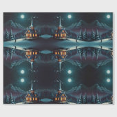 Whimsical Snowman Weihnachtswerk Geschenkpapier (Flach)