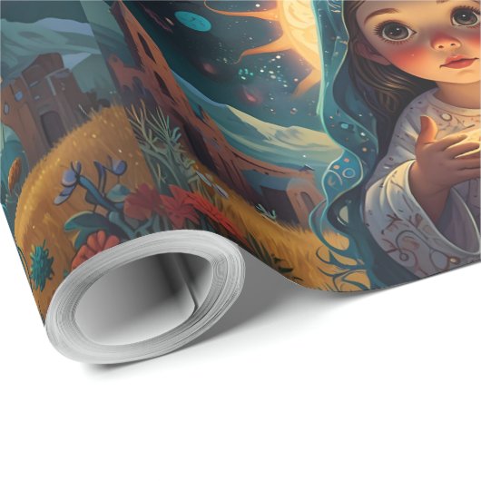 Whimsical Snowman Weihnachtswerk Geschenkpapier (Rolleneckpunkt)