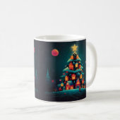 Whimsical Snowman Weihnachtswerk Kaffeetasse (VorderseiteRechts)