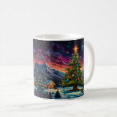Whimsical Snowman Weihnachtswerk Kaffeetasse (VorderseiteRechts)