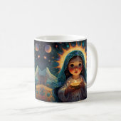 Whimsical Snowman Weihnachtswerk Kaffeetasse (VorderseiteRechts)