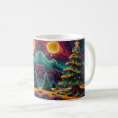 Whimsical Snowman Weihnachtswerk Kaffeetasse (VorderseiteRechts)