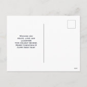 Whimsical Snowman Winter Szene Weihnachten (Rückseite)