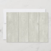 Whimsical Snowman Winter Szene Weihnachtsfest Part Einladung (Rückseite)