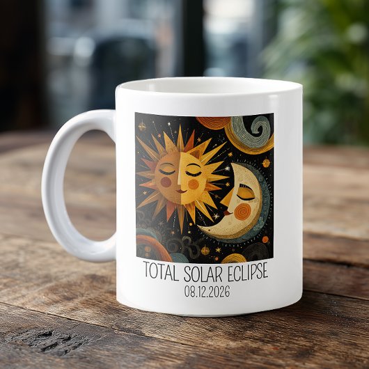 Whimsical Solar Eclipse Kaffeetasse