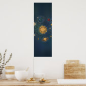 Whimsical Solar System ss Poster (Küche)