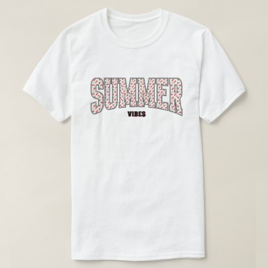 Whimsical SOMMER Red Cherry Coquette T-Shirt (Design vorne)