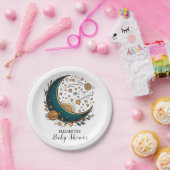 Whimsical Space Stars Baby Dusche Pappteller (Party)