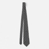 Whimsical Spine Logo Neck Tie für Chiropraktoren Krawatte (Rückseite)
