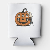 Whimsical Spooky Pumpkin mit Geistern, Katzen und Dosenkühler (Vorderseite)