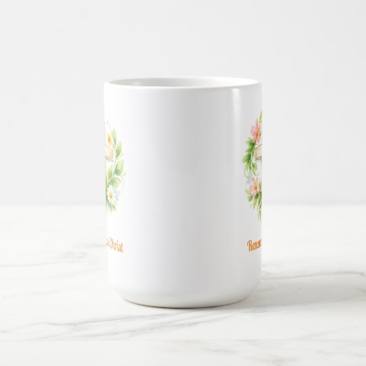 Whimsical Spring Cross Mug - Custom Easter Design Kaffeetasse (Mittel)