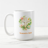 Whimsical Spring Cross Mug - Custom Easter Design Kaffeetasse (Links)