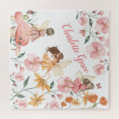 Whimsical Spring Floral Woodland Fairy Puzzle (Horizontal)